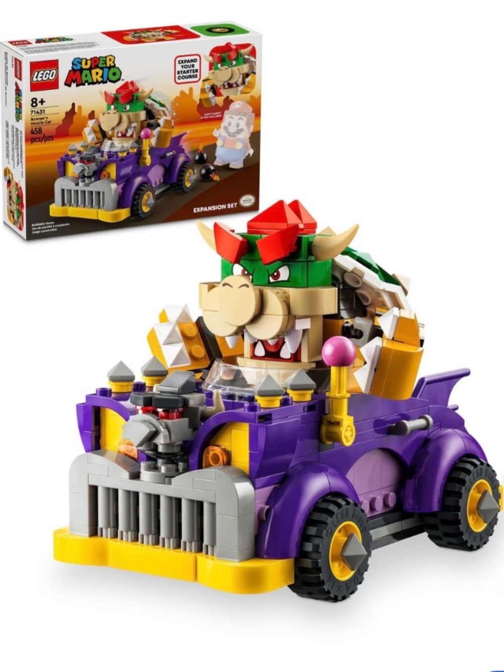 LEGO Super Mario Bowser’s Muscle Car Expansion Set 71431
